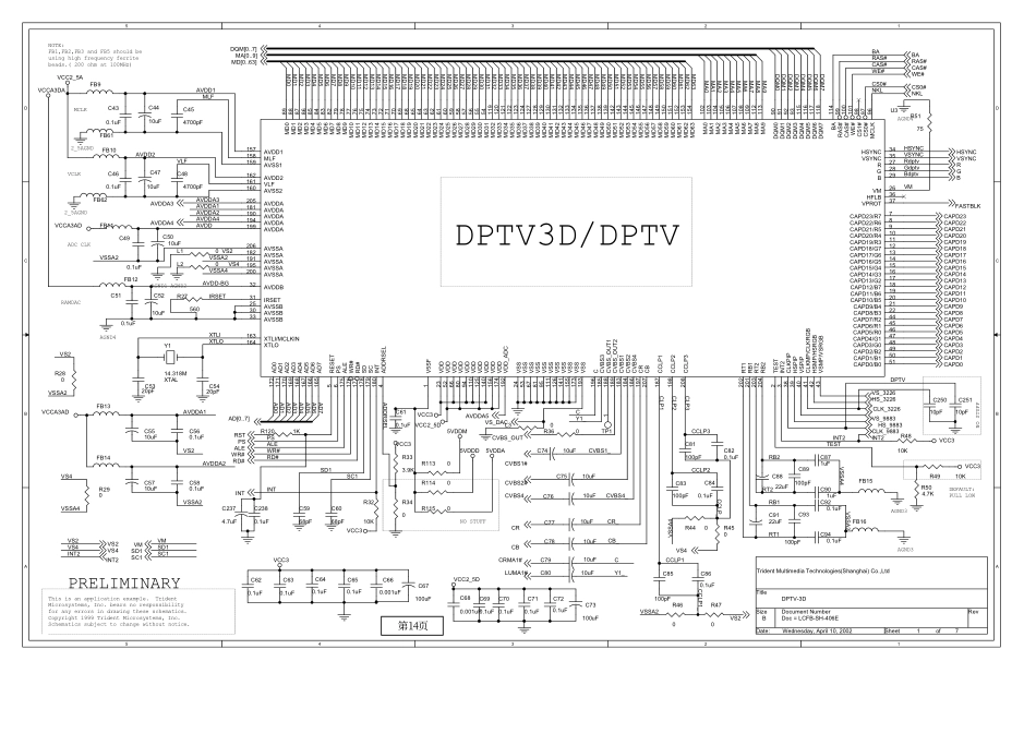 海信背投HDT4366G HDT5066G HDT4311G HDT4311H图纸_第14页数字板.pdf_第1页