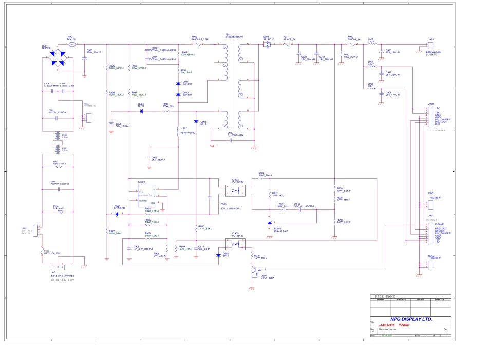 NEC日电LCD1535V1液晶电视电路原理图_LCD1535V1.pdf_第2页