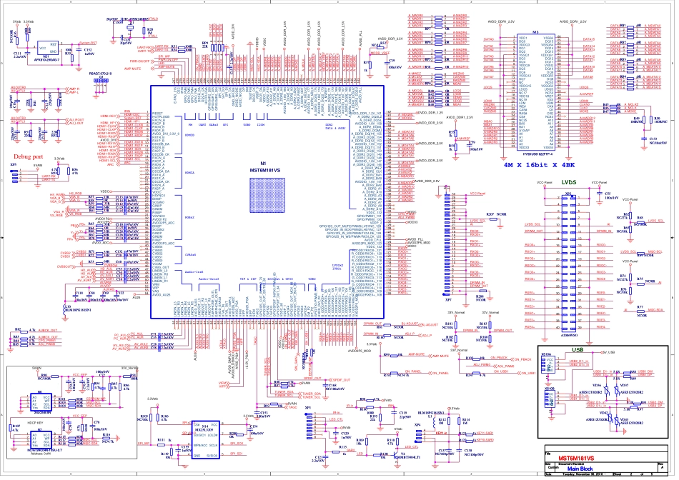 海信TLM37E01系列液晶电视（4293板）主板电路图.pdf_第2页