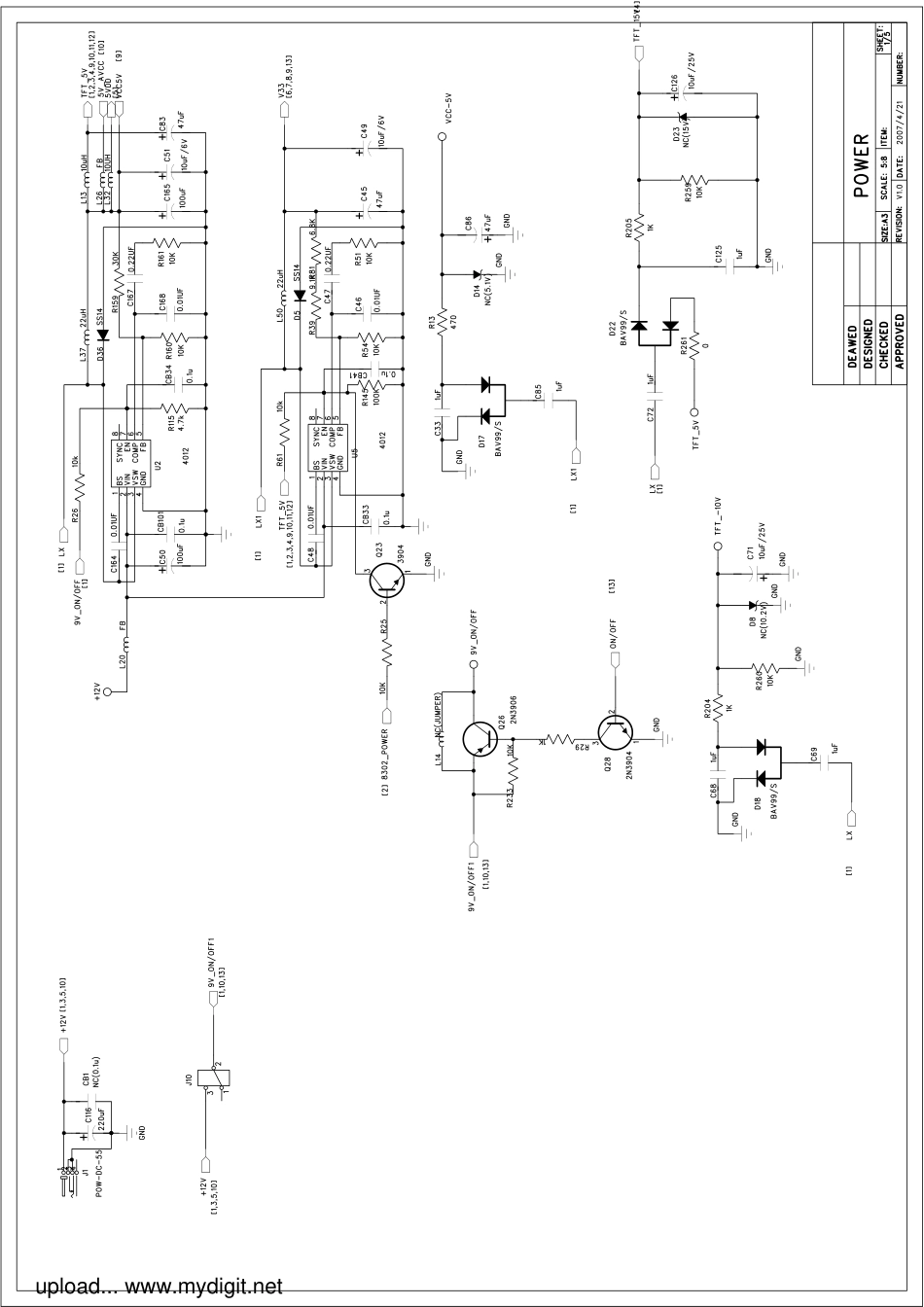 MT8302主控方案7英寸数码相框电路原理图_MT8302.pdf_第1页