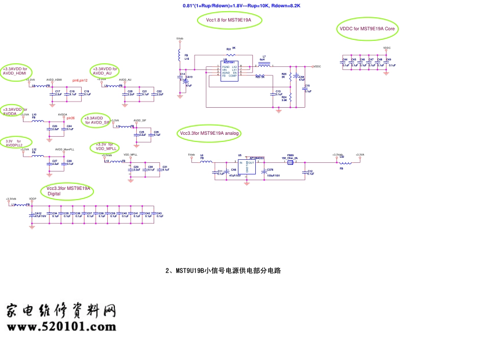 海信TLM22V68液晶电视（1709板）电源板电路图.pdf_第2页