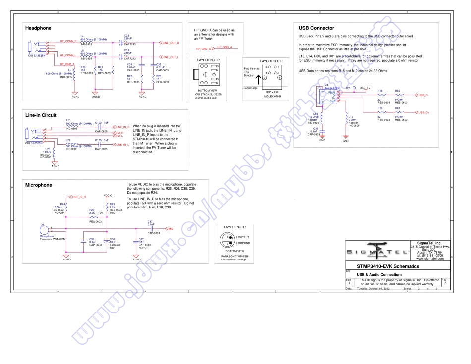 MP4播放器STMP3410电路原理图.pdf_第2页