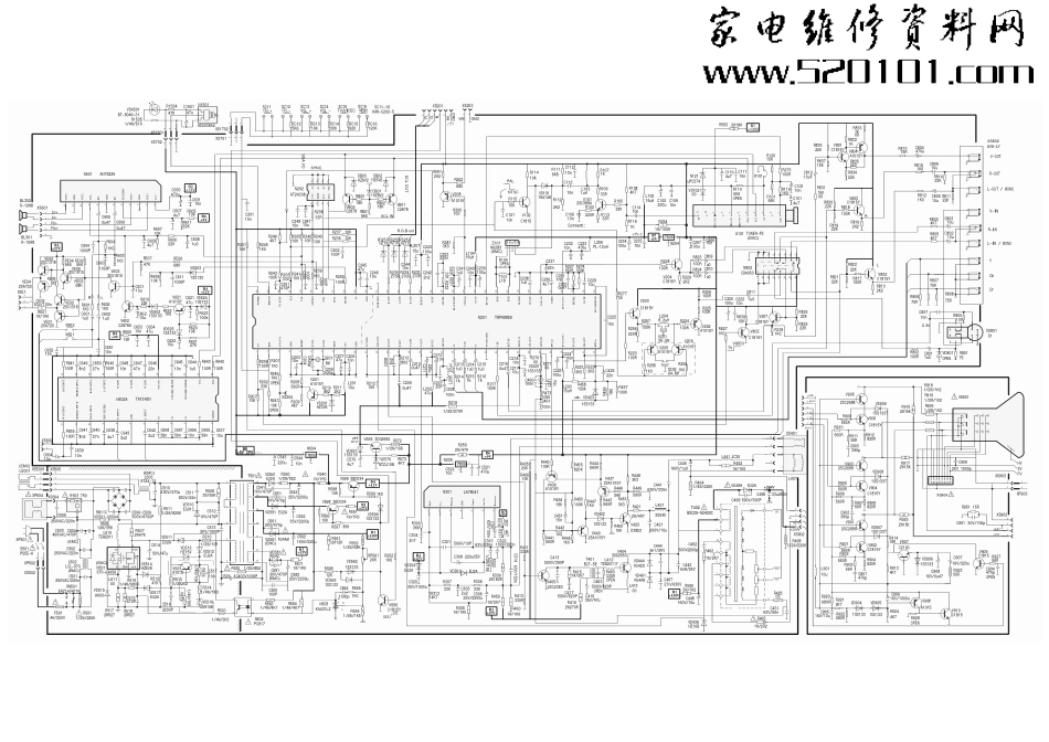 海信TF2968H彩电原理图（清晰度高）_海信TF2968H彩电清晰度高.pdf_第1页