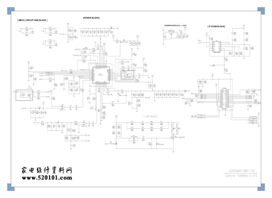 LG液晶屏LC470WUN-SAA1-732逻辑板电路原理图.pdf_第2页