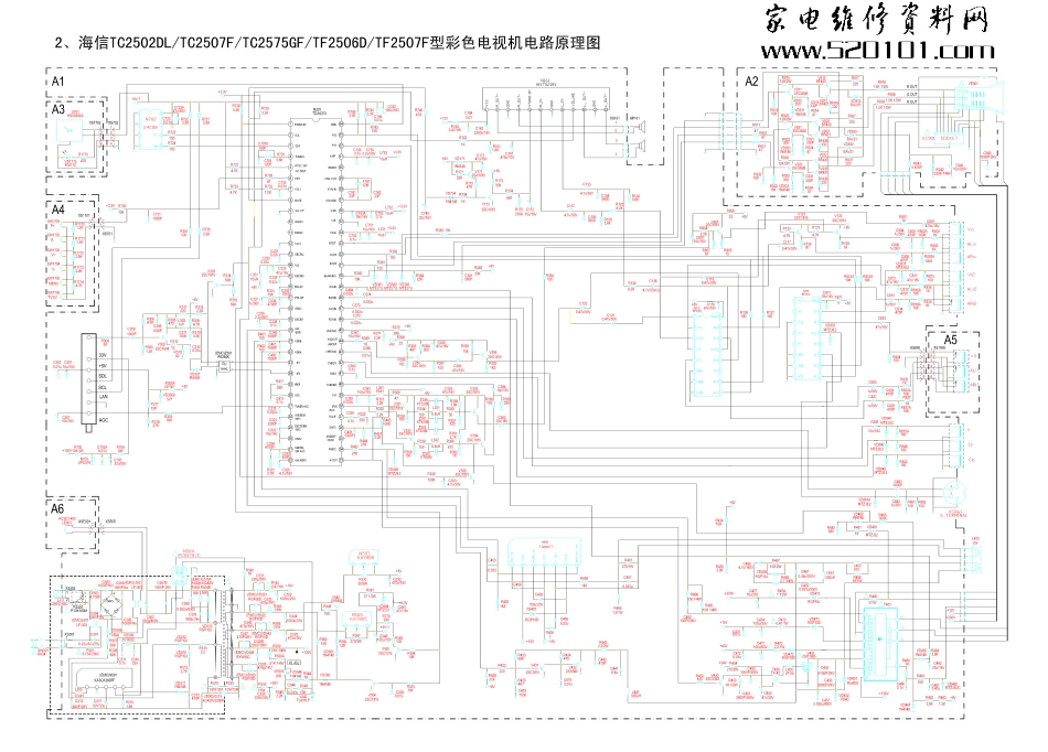海信TF2919CF彩电原理图_海信TF2919CF彩电.pdf_第1页