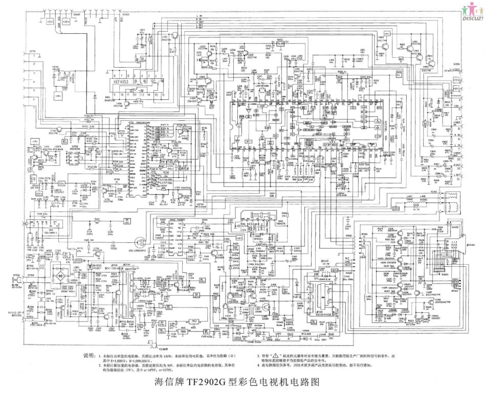 海信TF2902S彩电原理图_海信TF2902S.pdf_第1页