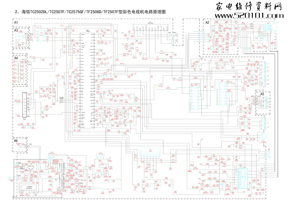 海信TF2506D彩电原理图_09032413372487.pdf_第1页
