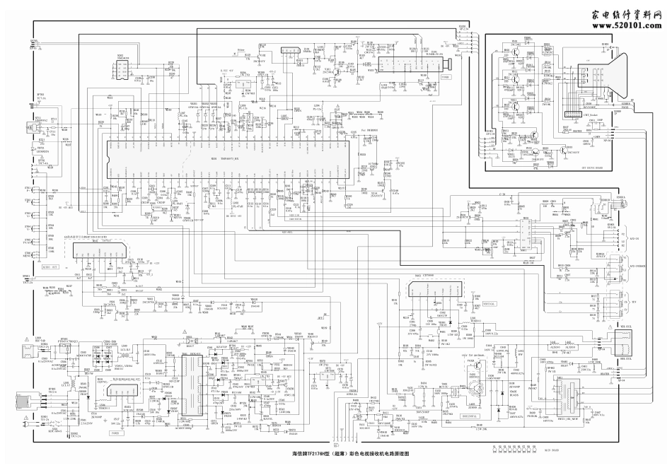 海信TF2176H彩电（超薄管）电路原理图.pdf_第1页