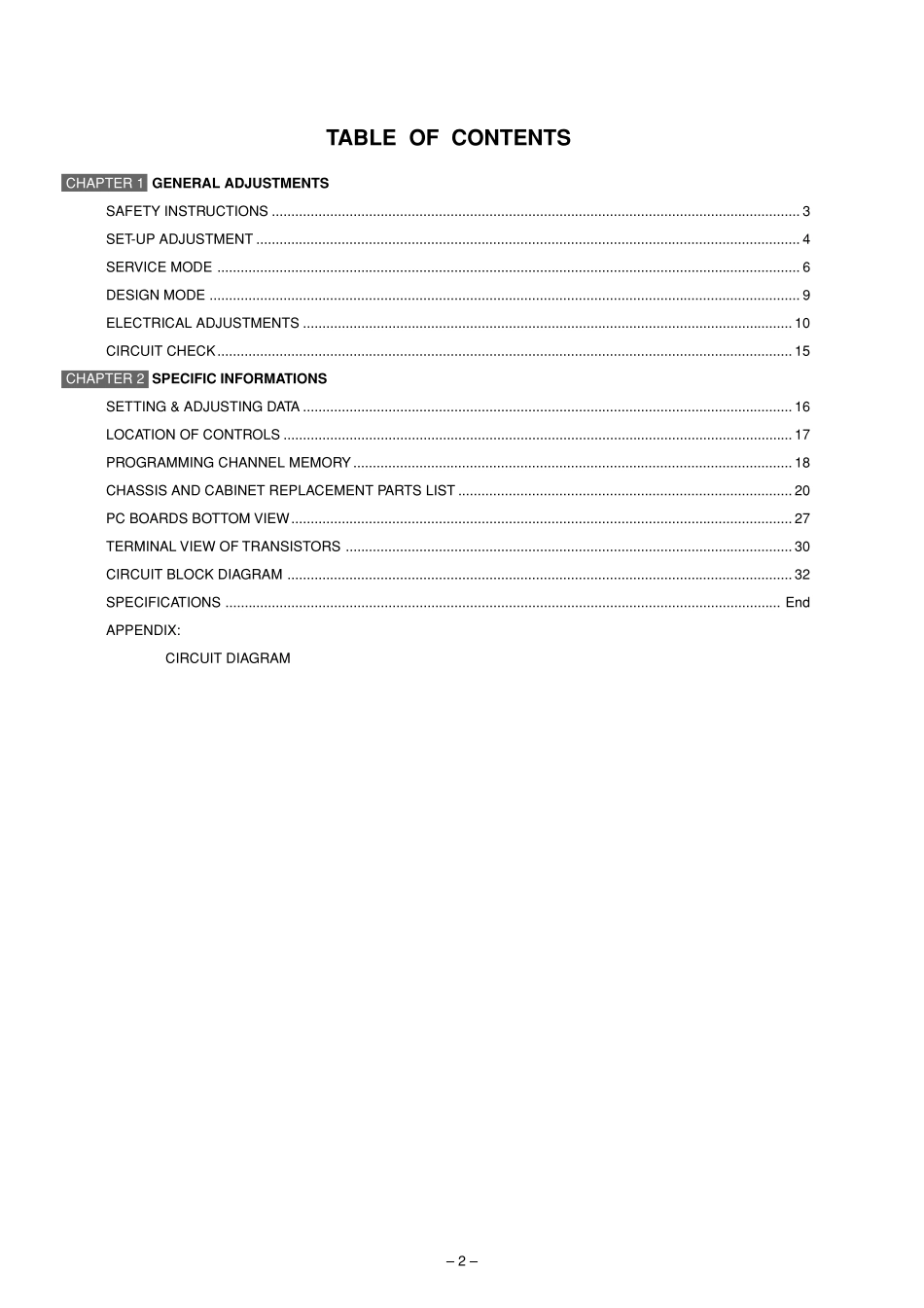 东芝20A3VX彩电原理图_东芝20A3VX.pdf_第2页