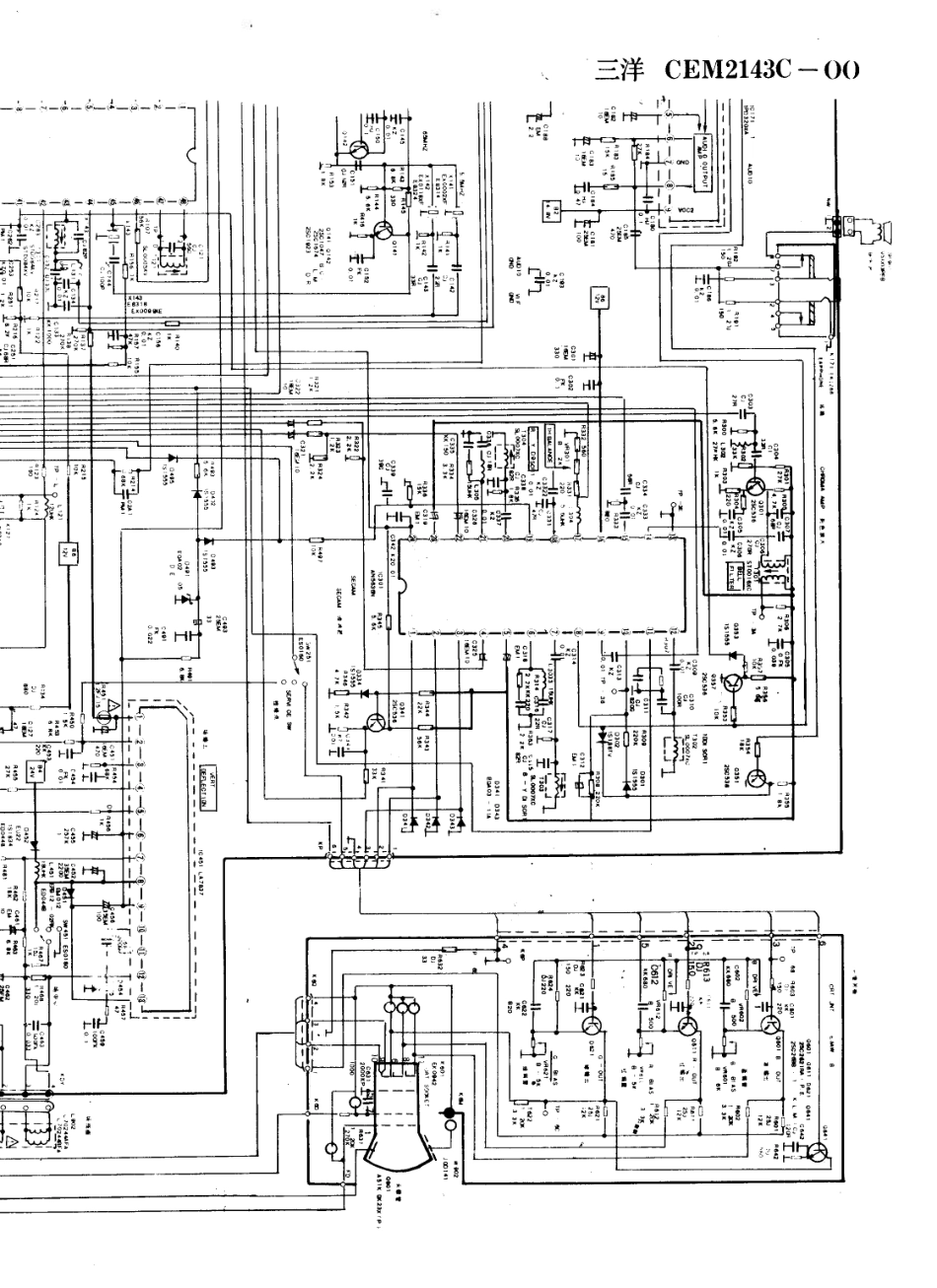 三洋CEM2143C-00彩电电路原理图_三洋  CEM2143C-00(04).pdf_第1页