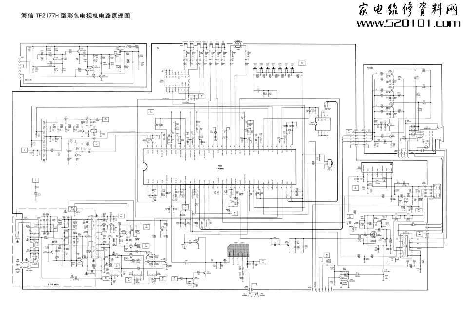 海信TC2577CH彩电（USOC机芯）原理图_海信TC2577CH（USOC机芯）彩色.pdf_第1页