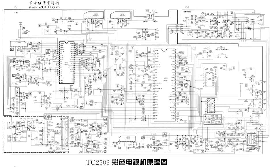 海信TC2571彩电原理图_海信TC2571.pdf_第1页