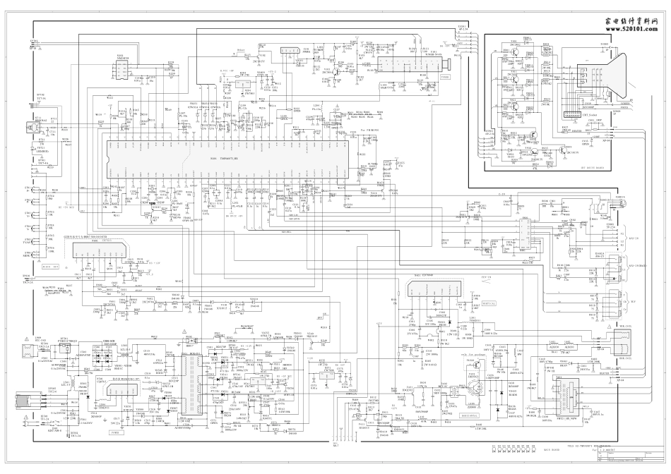 海信TC2576彩电（8873 2576）电路原理图_海信TC2176 8873 2576.pdf_第1页