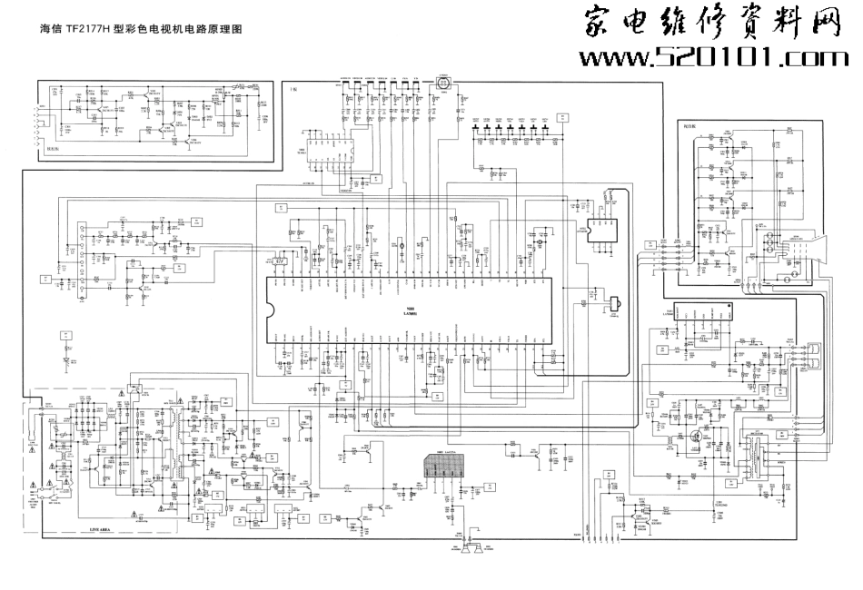 海信TC2519CH彩电原理图_海信TC2519CH电视机图纸.pdf_第1页