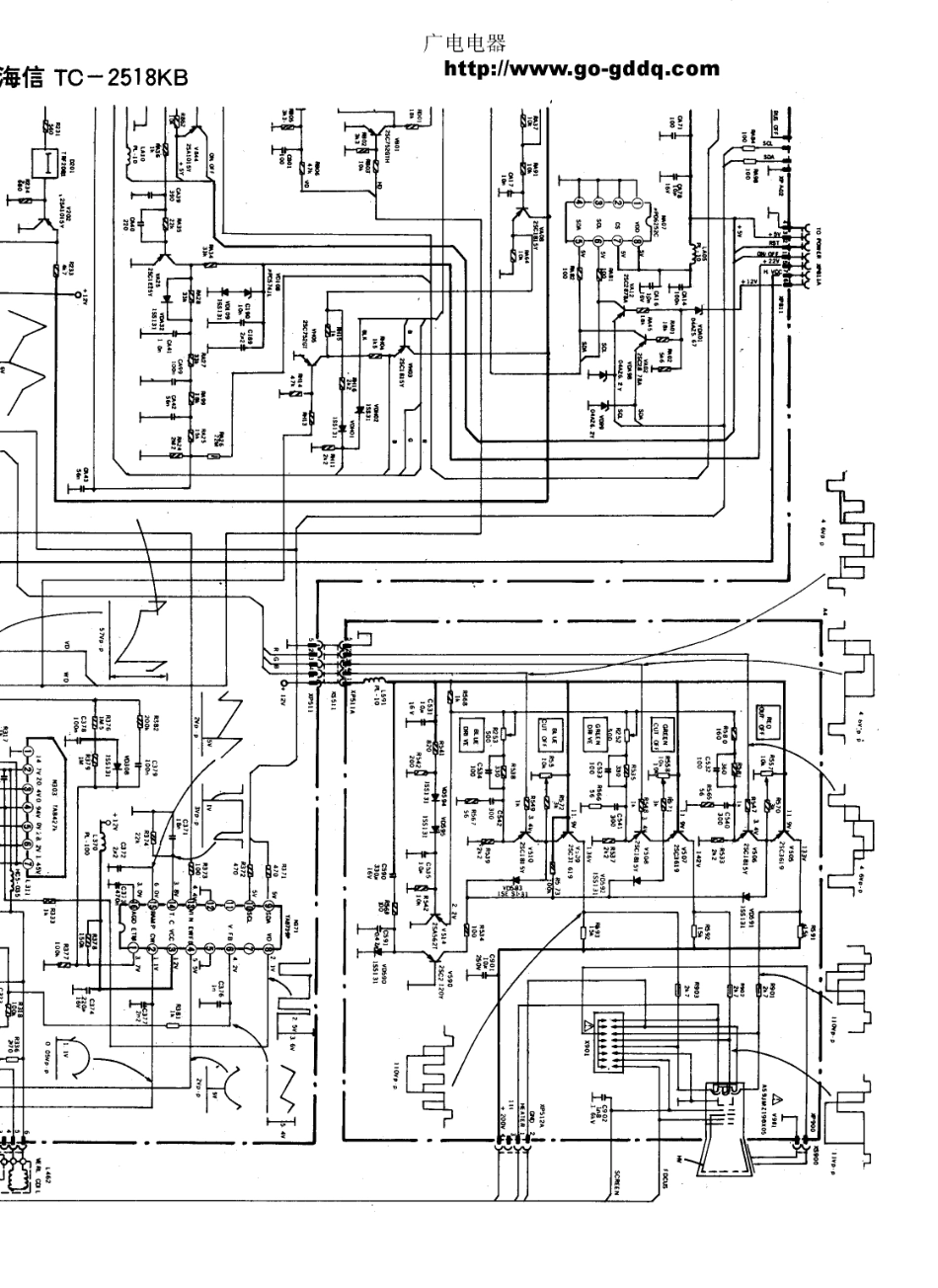 海信TC-2518KB彩电原理图_海信  TC-2518KB(04).pdf_第1页