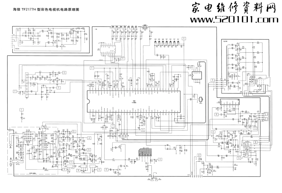 海信TC2106D彩电原理图_海信TC2106D彩电.pdf_第1页