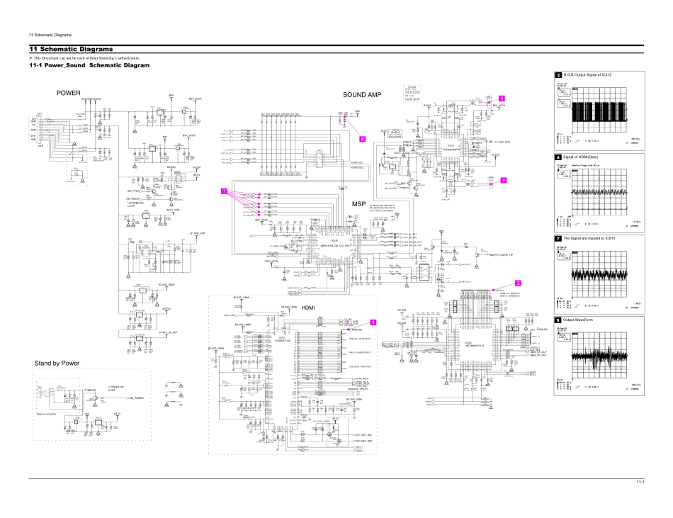 三星LA23R51B液晶彩电维修手册和原理图_12_Schematic Diagram0605254.pdf_第1页