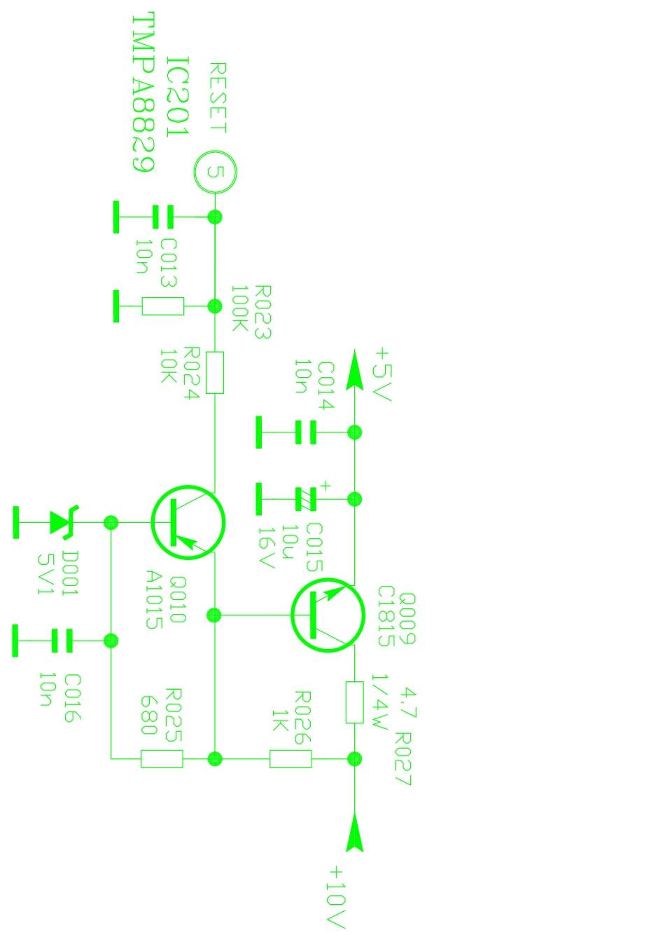 单元电路图和方框图_图1-4 复位电路.pdf_第1页