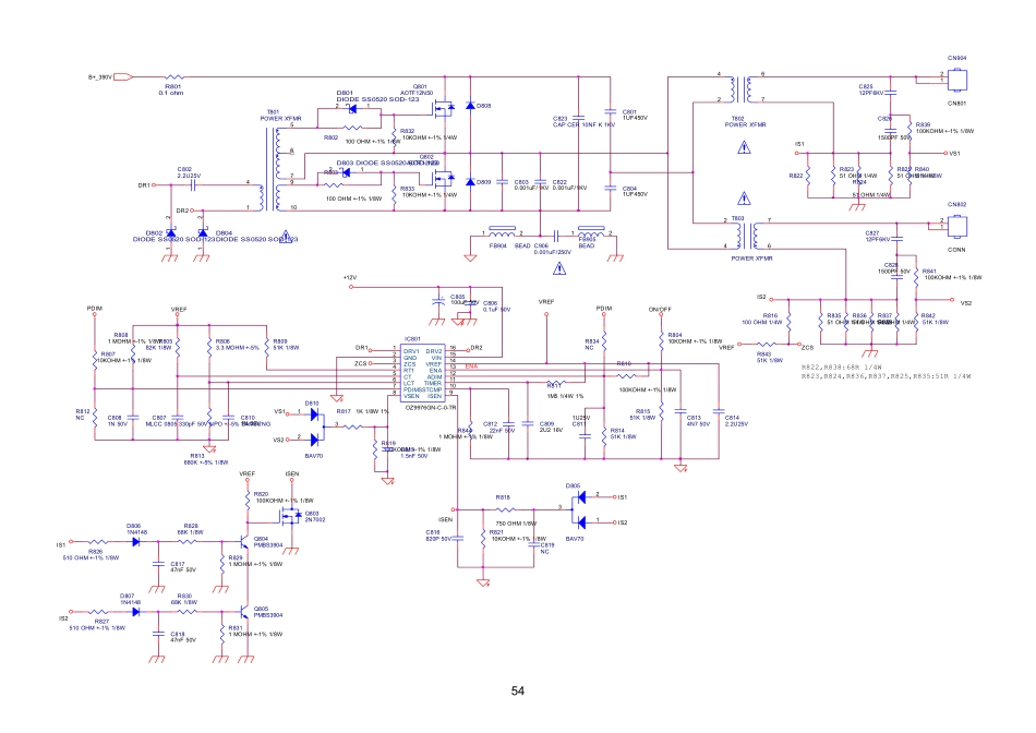 三洋715G3829-P03-W20-003M电源板电路图.pdf_第2页