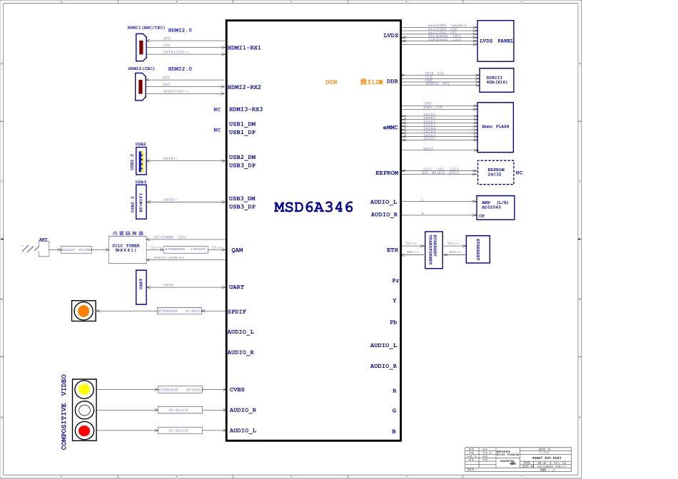 海信RSAG7.820.8622板电路原理图（MSD6A346  OZ531TGN  HOZ1GN）.pdf_第1页