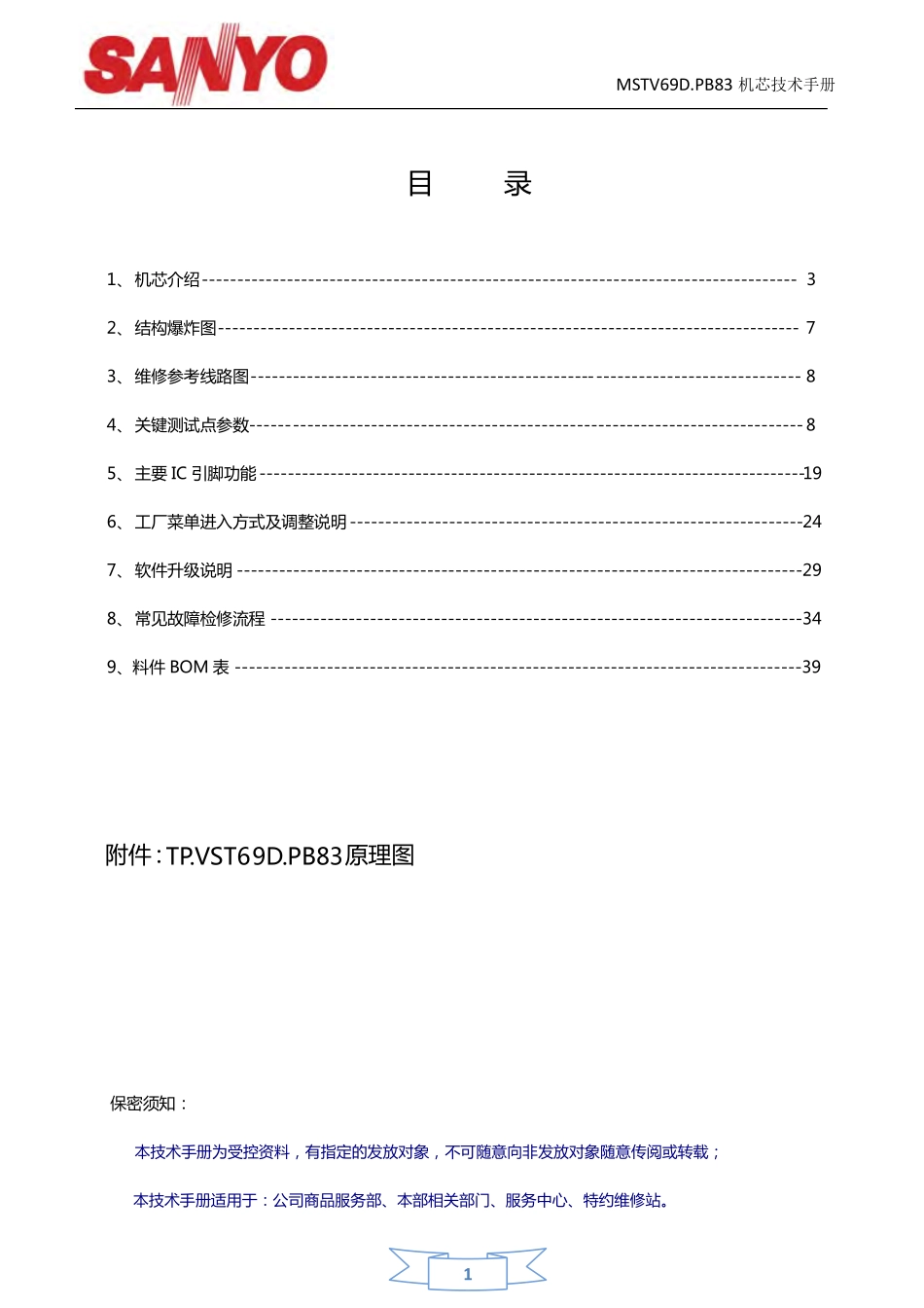 三洋42CE5100液晶电视（TP.VST69D.PB83）维修手册.pdf_第2页