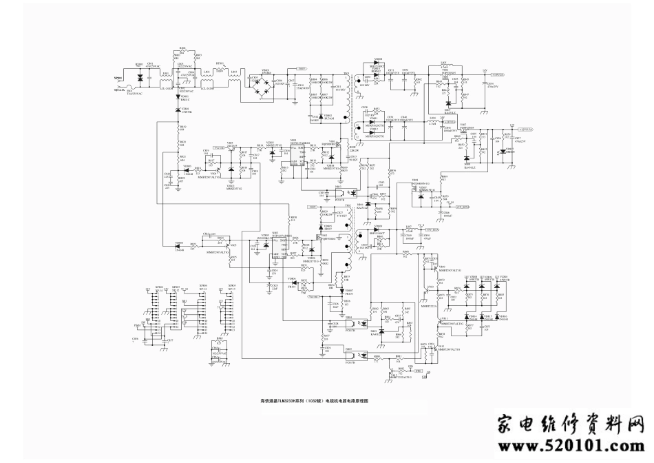 海信RSAG7.820.1032（1032板）电源板电路图.pdf_第1页