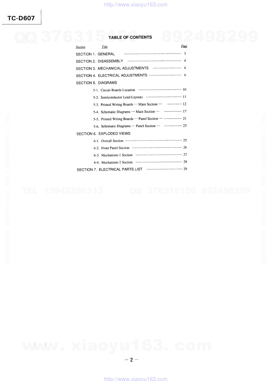 索尼SONY TC-D607音响电路图.pdf_第2页