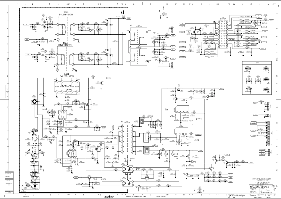 三洋32CA50电源板电路图.pdf_第1页