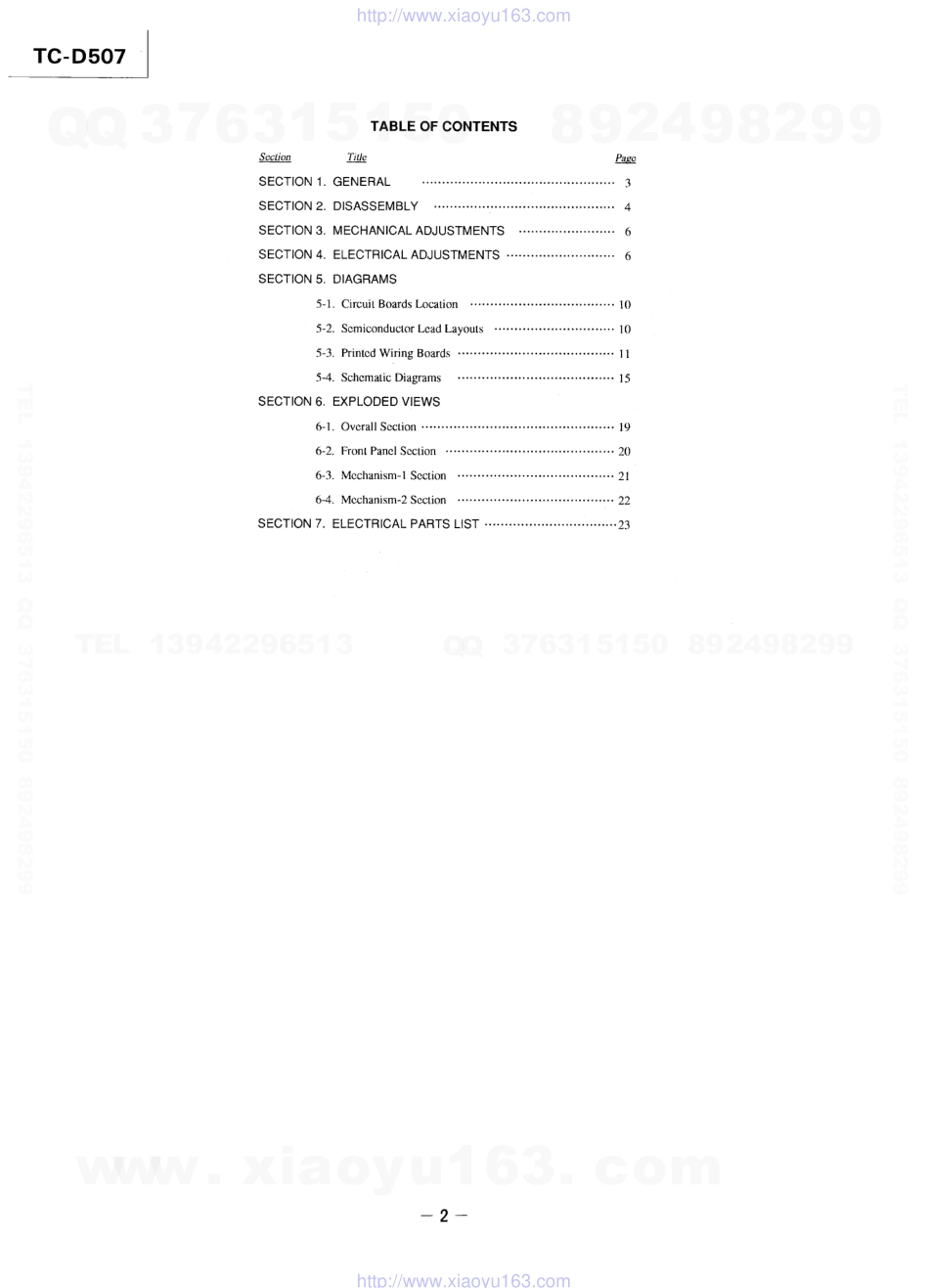 索尼SONY TC-D507电路图.pdf_第2页