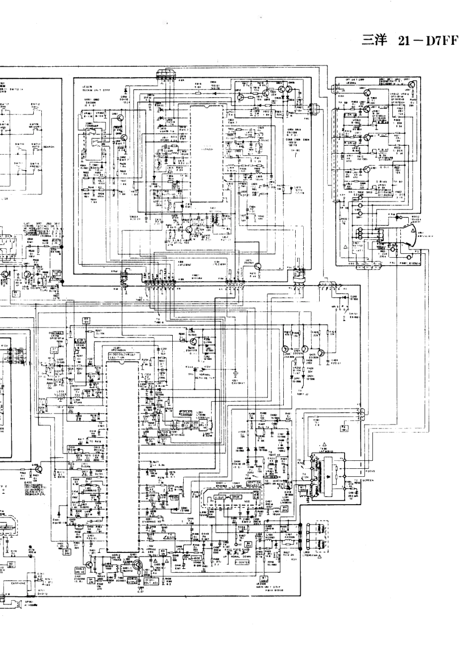 三洋21-D7FF彩电电路原理图_三洋  21-D7FF(02).pdf_第1页
