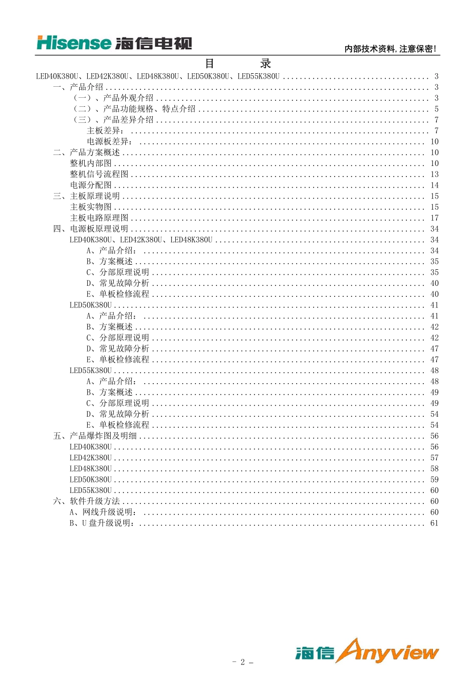 海信LED50K380U液晶电视（MSD6A9主板）维修手册.pdf_第2页