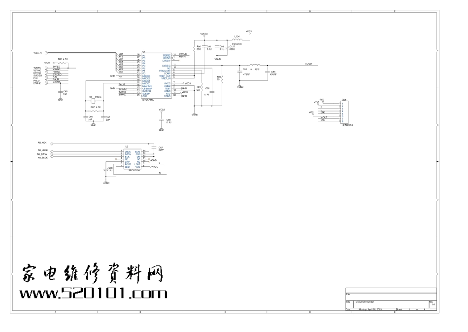 索尼35寸HD-LCD-TV液晶电视原理图_索尼35寸HD-LCD-TV.pdf_第1页