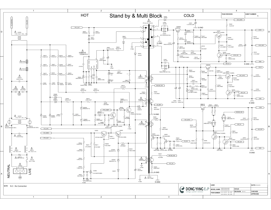 三星等离子电源PSPF251502A(LJ44-00229D SDI_43EH)电路原理图.pdf_第1页