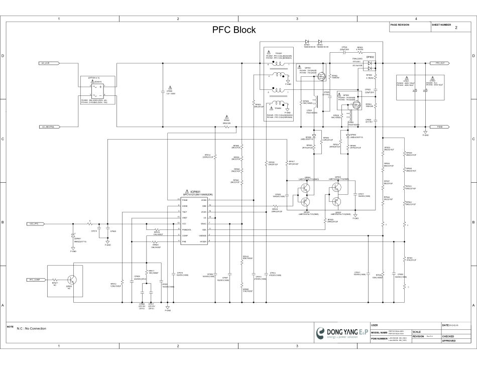 三星等离子电源PSPF251502A(LJ44-00229D SDI_43EH)电路原理图.pdf_第2页