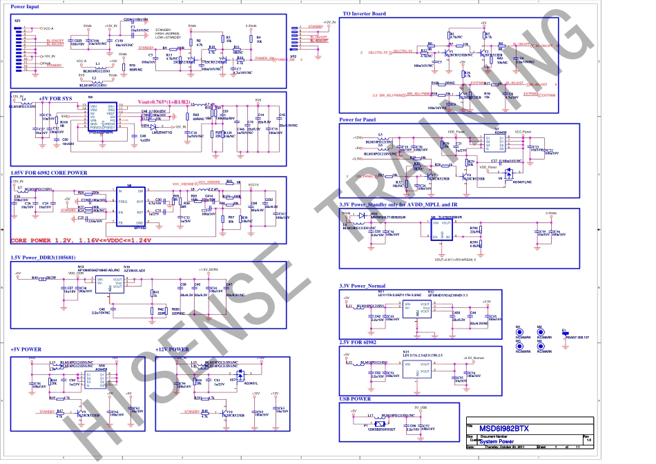 海信LED42K316X3D系列液晶（4813板）主板电路原理图_LED42K316X3D系列液晶（4813板）主板电路原理图.pdf_第1页