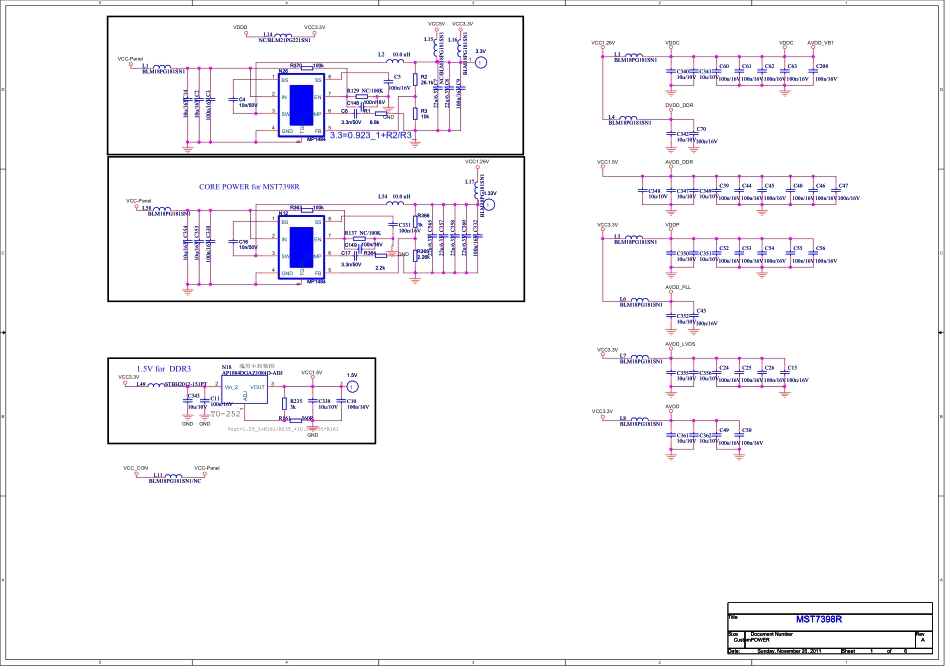 海信LED42K16X3D液晶（4736板）TCON板电路原理图.pdf_第1页