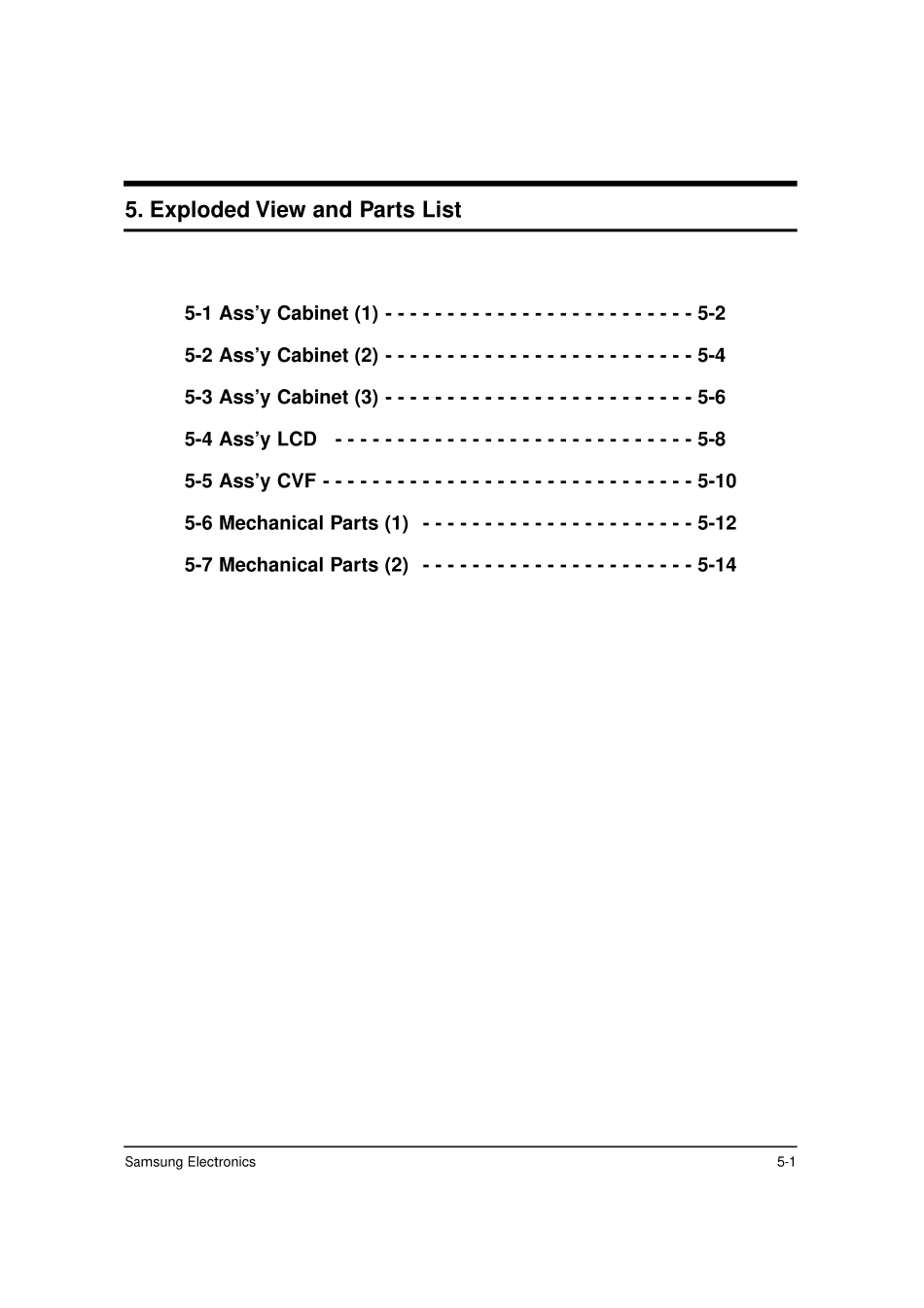 三星VP-D530摄像机维修手册和图纸_分解图.pdf_第1页