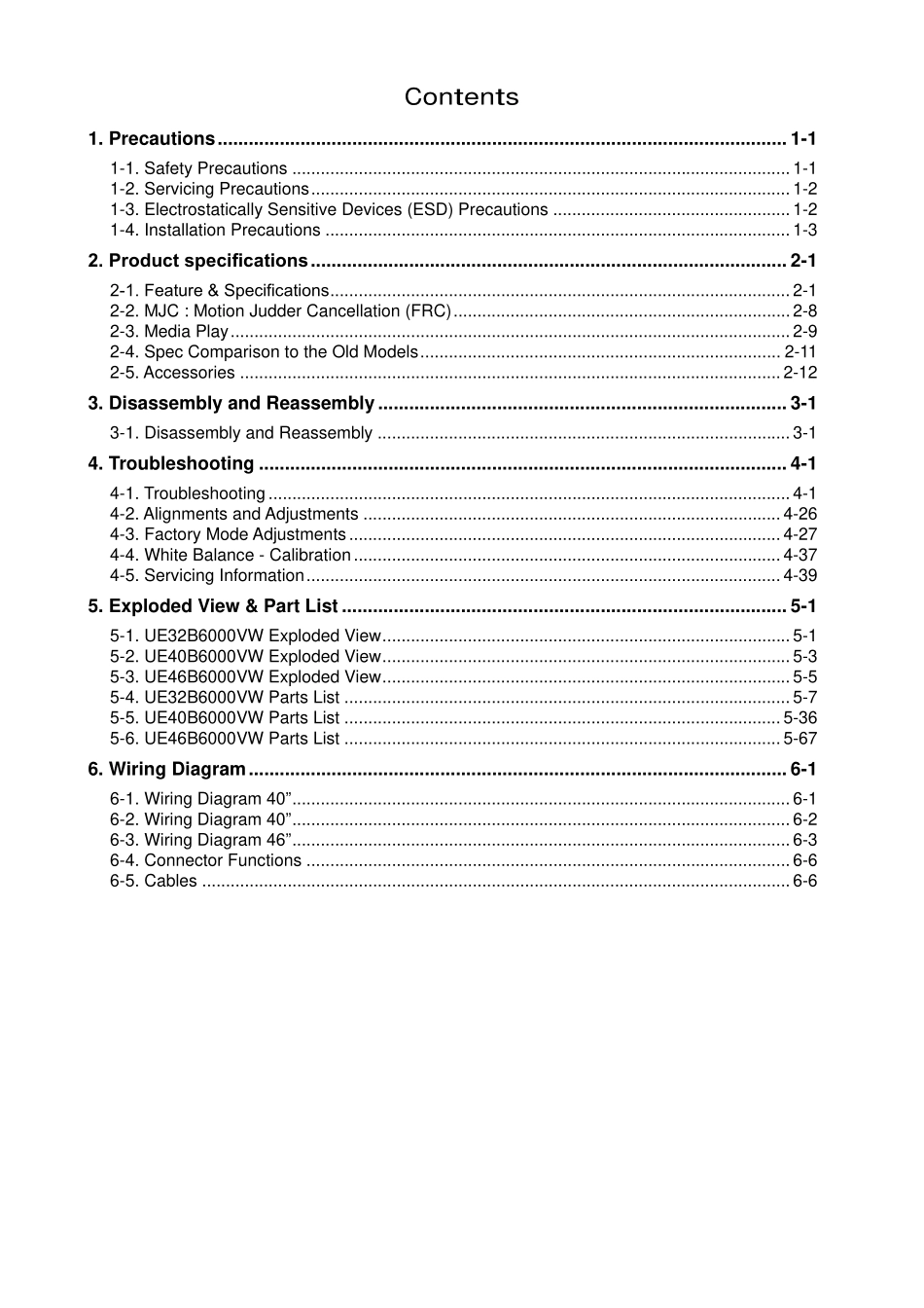 三星UE46B6000VW液晶电视维修手册.pdf_第2页