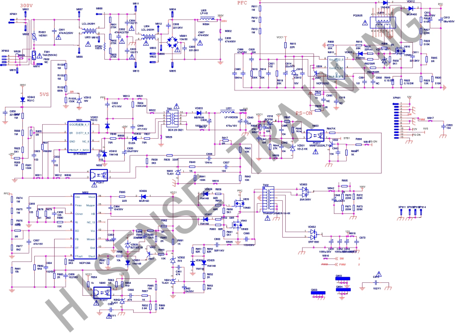 海信LED37K16系列液晶（2289板）电源电路原理图.pdf_第1页