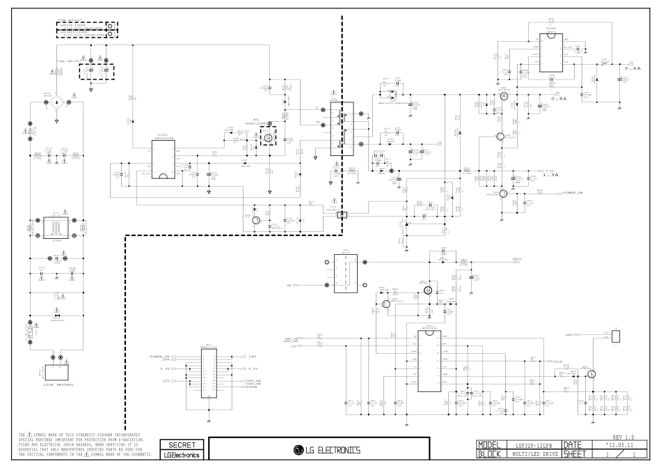 LG P32P-12LPB电源板电路图.pdf_第1页