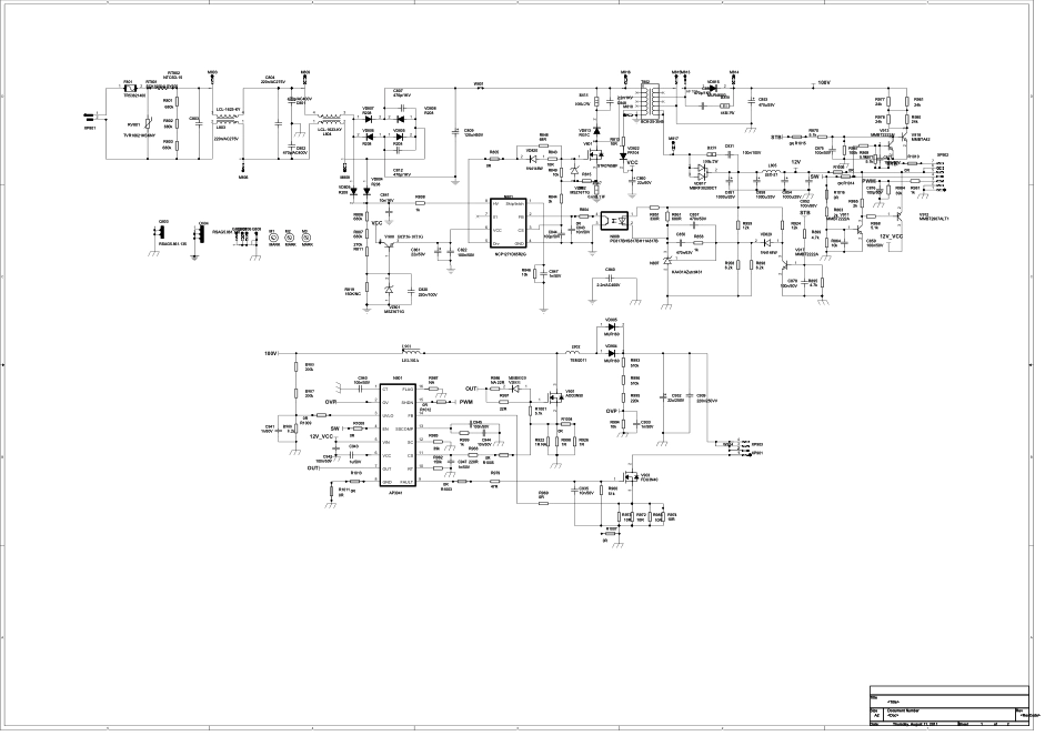 海信LED32K10系列液晶（4665板）电源电路原理图.pdf_第1页