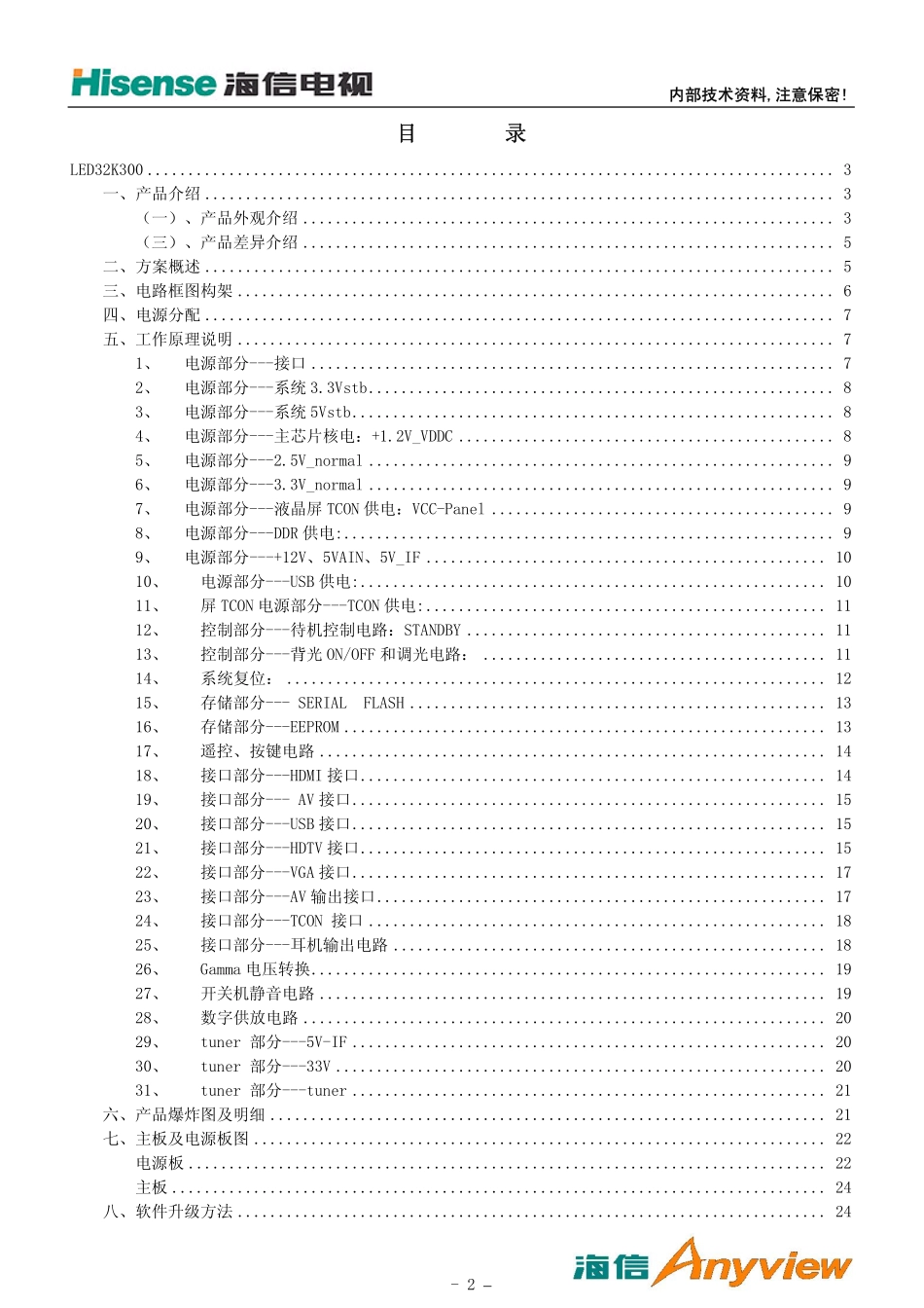 海信LED32H310液晶电视（MST6M182VG机芯）维修手册.pdf_第2页