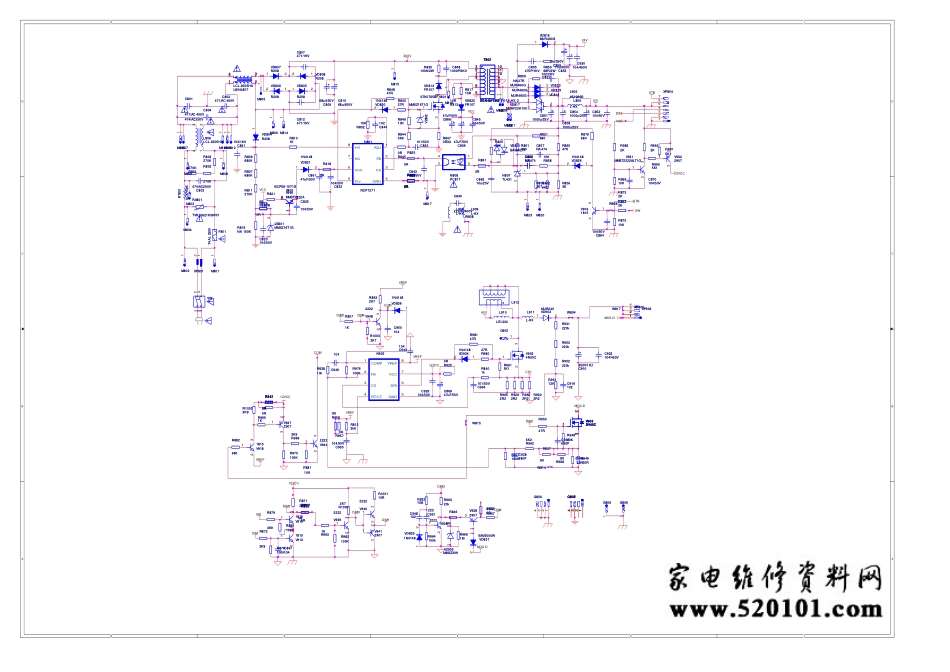 海信LED29K310液晶电视电源板（4936板）电路图.pdf_第1页