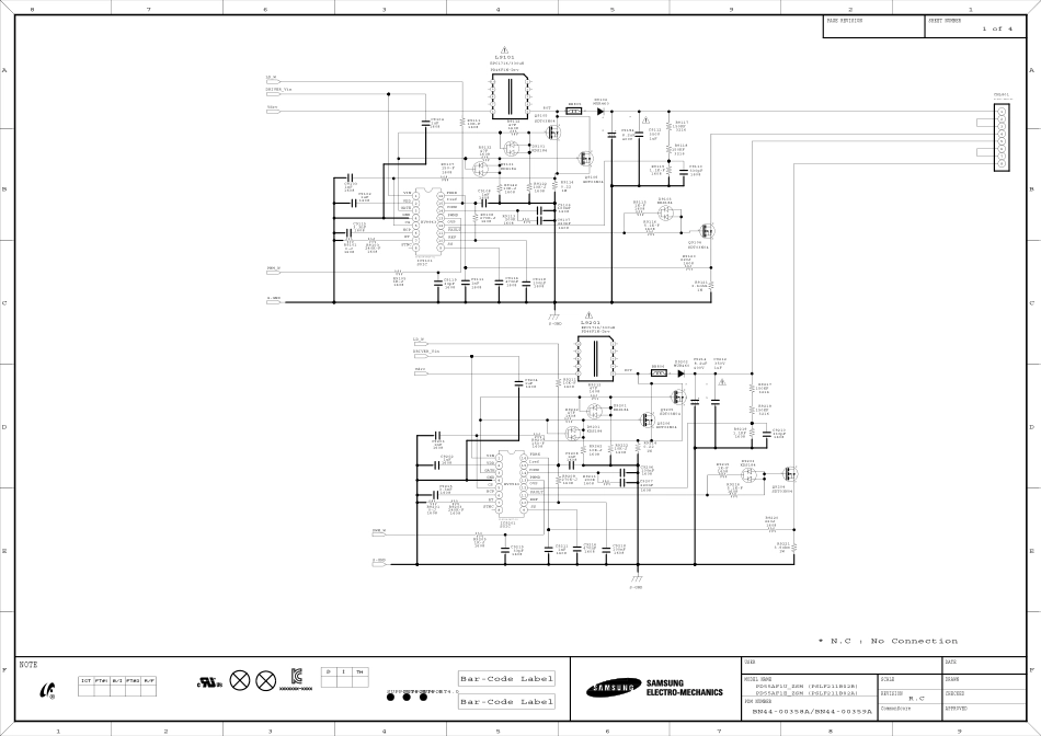 三星UA55C6200UF液晶电视电源板电路图.pdf_第1页