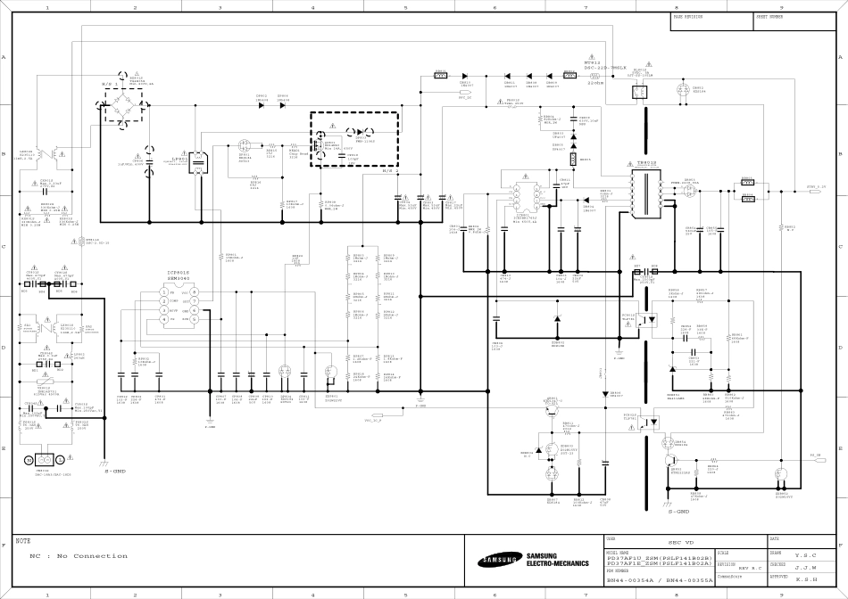 三星UA40C5999QR液晶电视电源板电路图.pdf_第1页