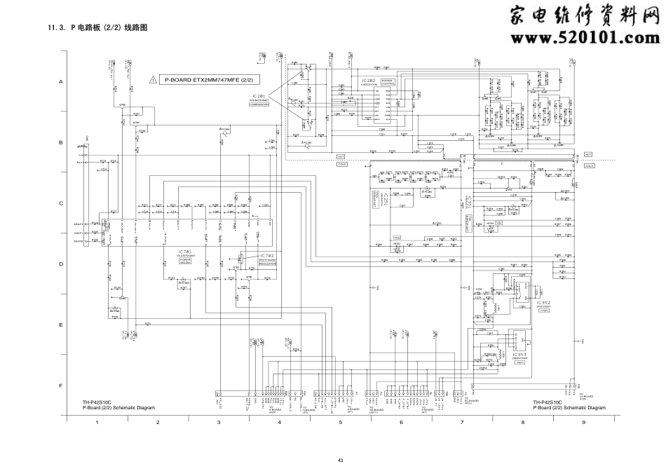 松下等离子电视ETX2MM747MFE电源板电路图.pdf_第2页