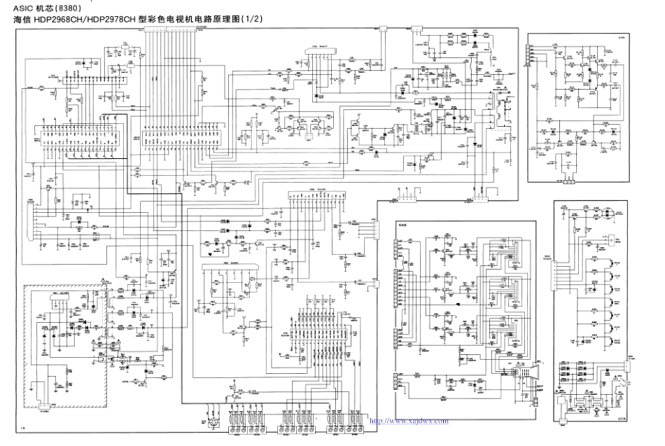 海信HDP2968CH／HDP2978CH(ASIC机芯8380)原理图_HDP2968CH／HDP2978CH(ASIC机芯8380).pdf_第1页