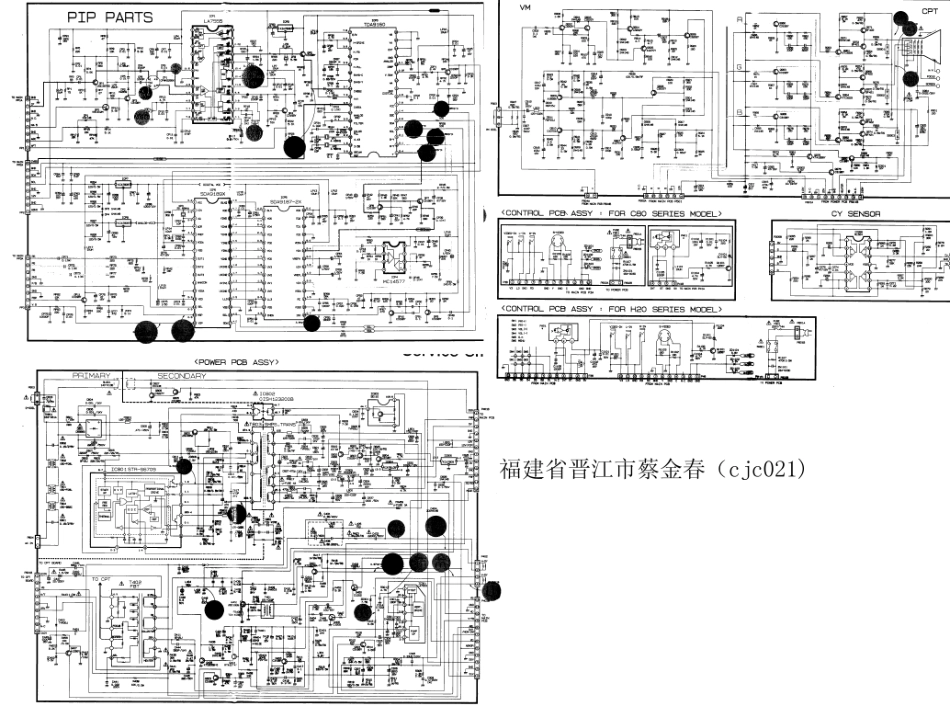 LG MC-71A CF-29H22M-2 CF-34H10NM彩电图纸_LG MC-71A CF-29H22M-2 CF-34H10NM.pdf_第1页