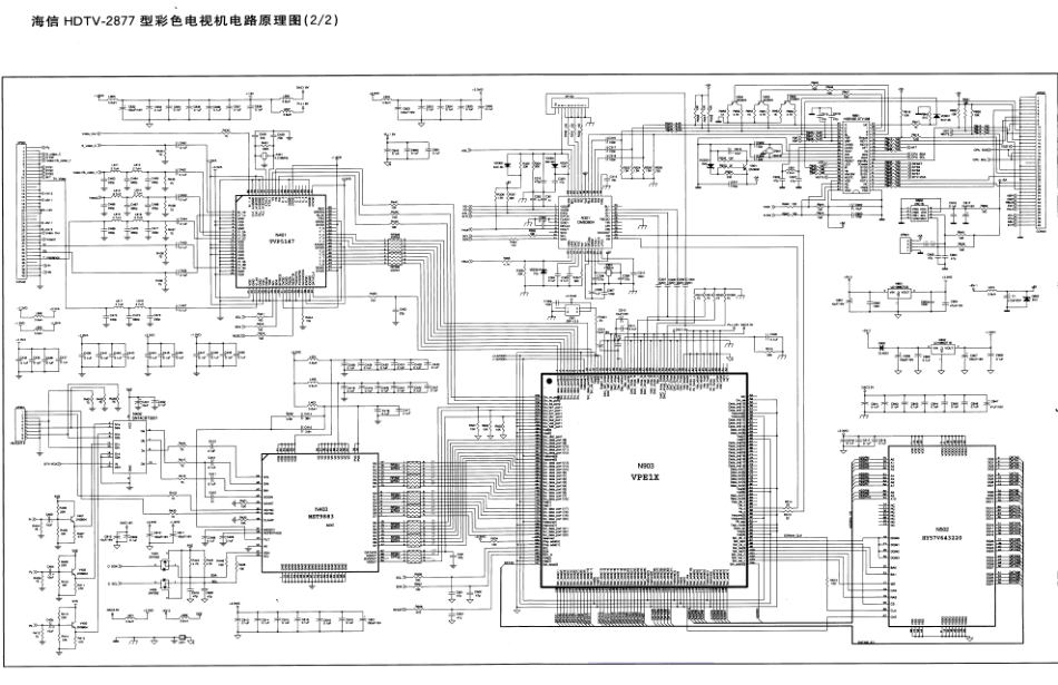 海信HDP2933彩电原理图（附EEPROM数据）_海信HDTV2877彩电.pdf_第2页