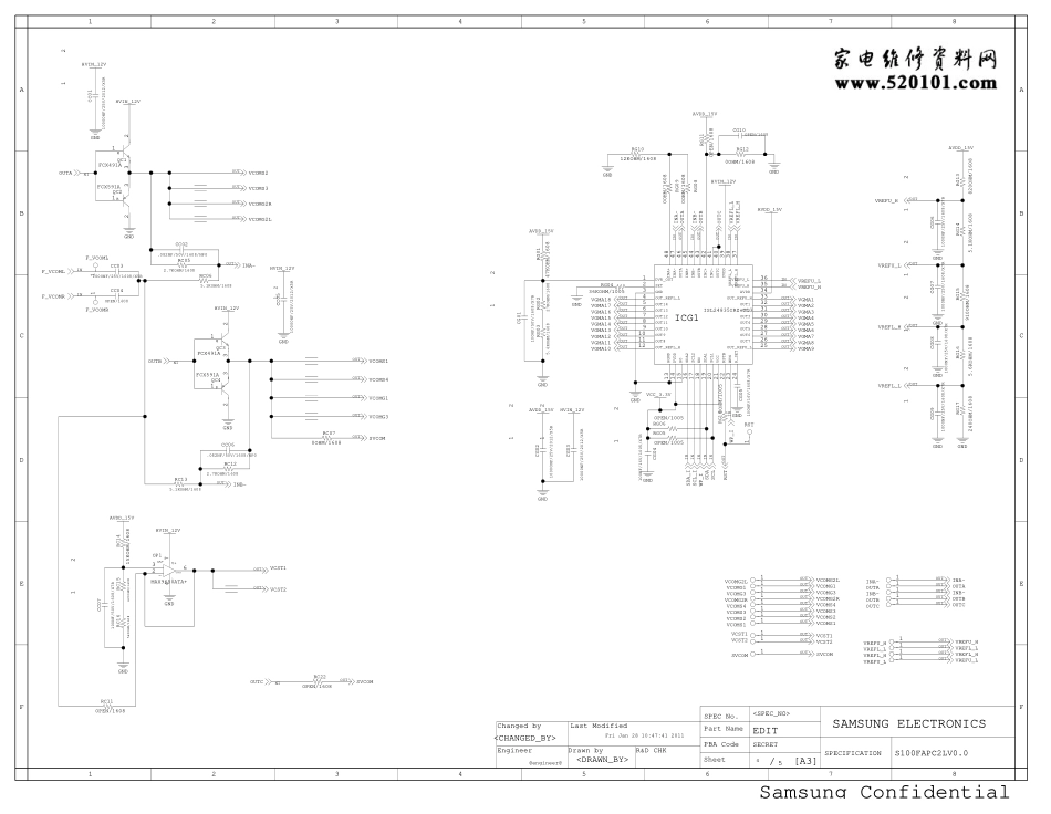 三星TCON电源板320AP03C2LV0.1 RT-9979+SM4109电路图.pdf_第2页